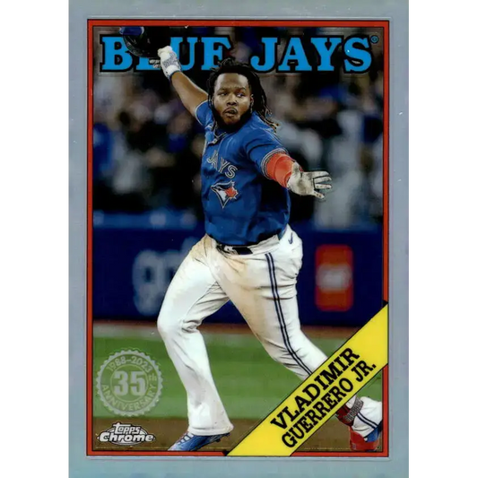 2023 Topps Chrome 1988 Baseball Refractor #88BC-12 Vladimir Guerrero Jr. NM-MT Toronto Blue Jays Baseball Card
