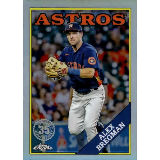 2023 Topps Chrome 1988 Baseball Refractor #88BC-7 Alex Bregman NM-MT Houston Astros Baseball Card - Baseball Card Single