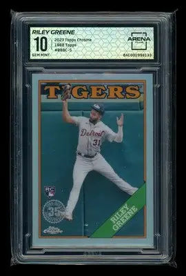 2023 Topps Chrome 1988 Topps Riley Greene #88BC-5 RC Baseball Arena Club 10