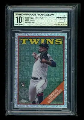 2023 Topps Chrome 1988 Topps Simeon Woods Richardson #2T88C-40 Mojo RC AC 10