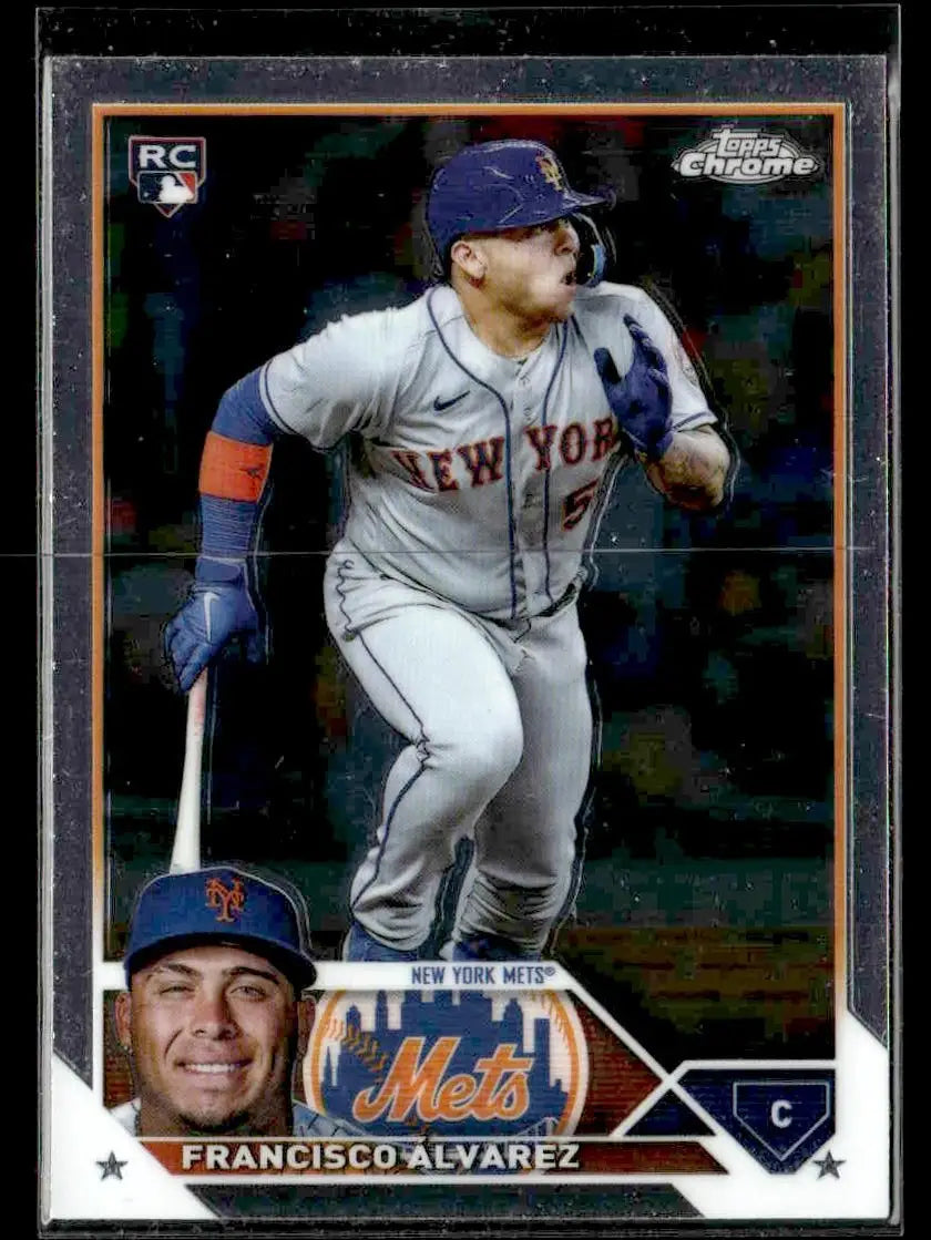 2023 Topps Chrome #203 Francisco Álvarez - Baseball Card Single