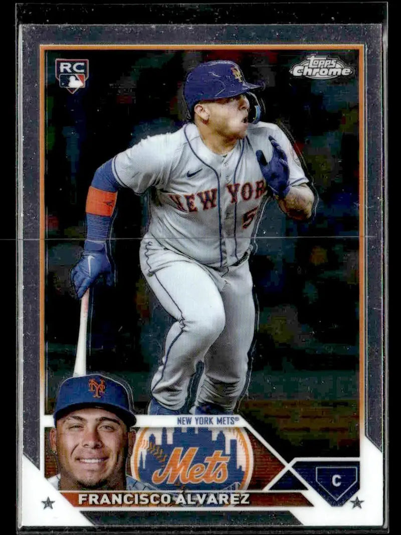2023 Topps Chrome #203 Francisco Álvarez - Baseball Card Single