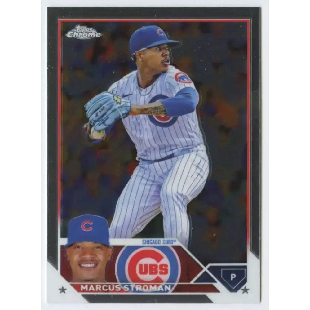 2023 Topps Chrome #212 Marcus Stroman NM-MT Chicago Cubs Baseball Card - Baseball Card Single