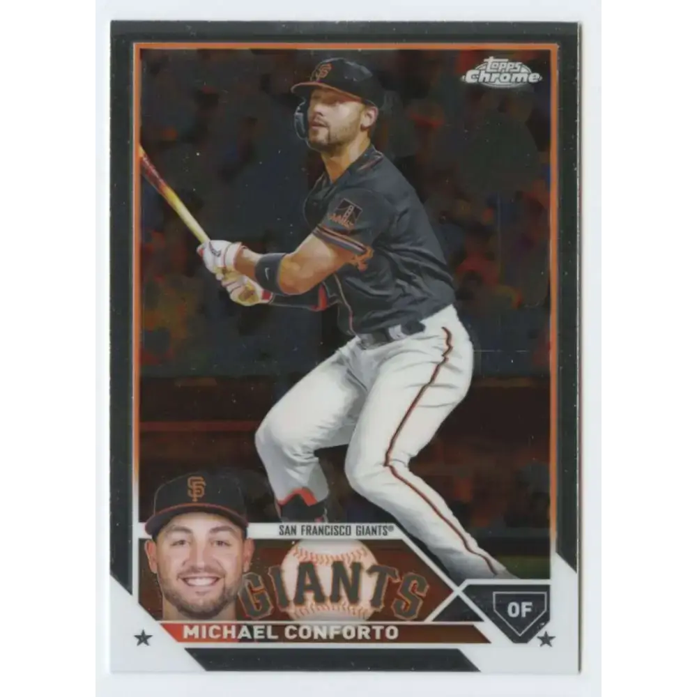 2023 Topps Chrome #219 Michael Conforto NM-MT San Francisco Giants Baseball Card - Baseball Card Single