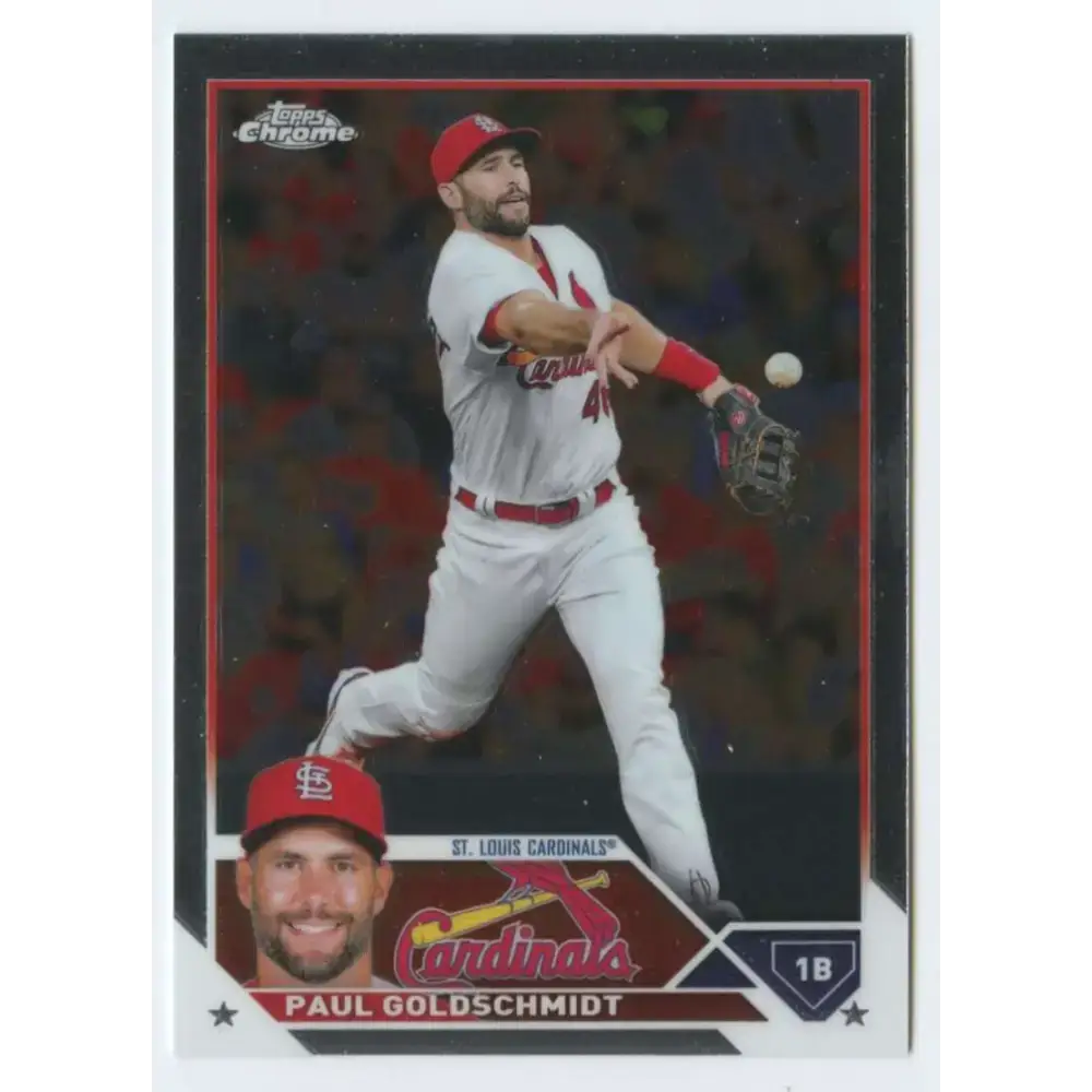 2023 Topps Chrome #220 Paul Goldschmidt NM-MT St. Louis Cardinal Baseball Card - Baseball Card Single