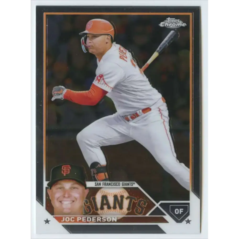 2023 Topps Chrome #31 Joc Pederson NM-MT San Francisco Giants Baseball Card - Baseball Card Single