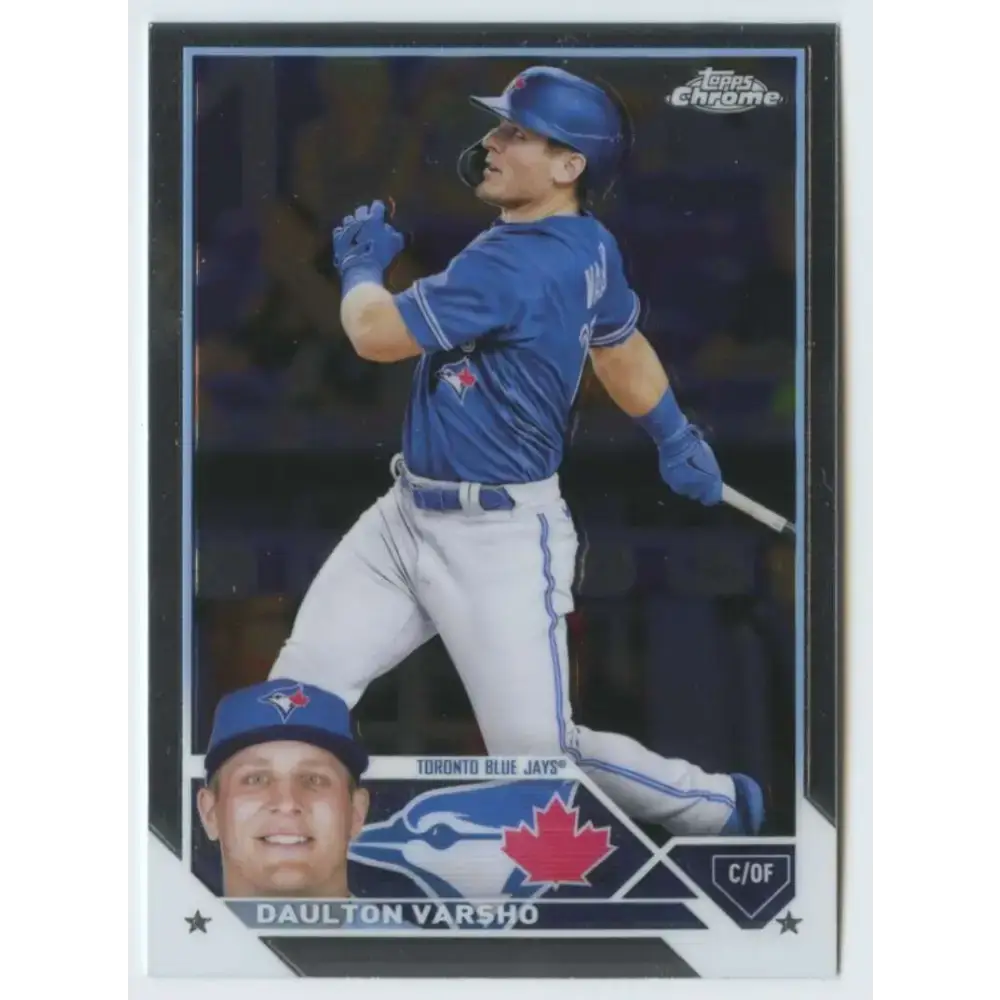 2023 Topps Chrome #33 Daulton Varsho NM-MT Toronto Blue Jays Baseball Card - Baseball Card Single