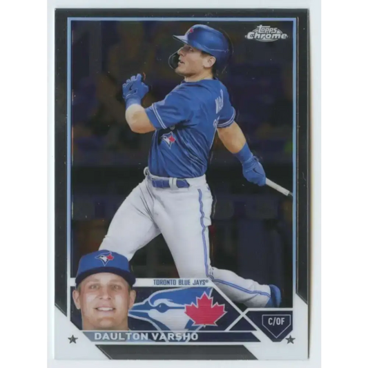 2023 Topps Chrome #33 Daulton Varsho NM-MT Toronto Blue Jays Baseball Card - Baseball Card Single
