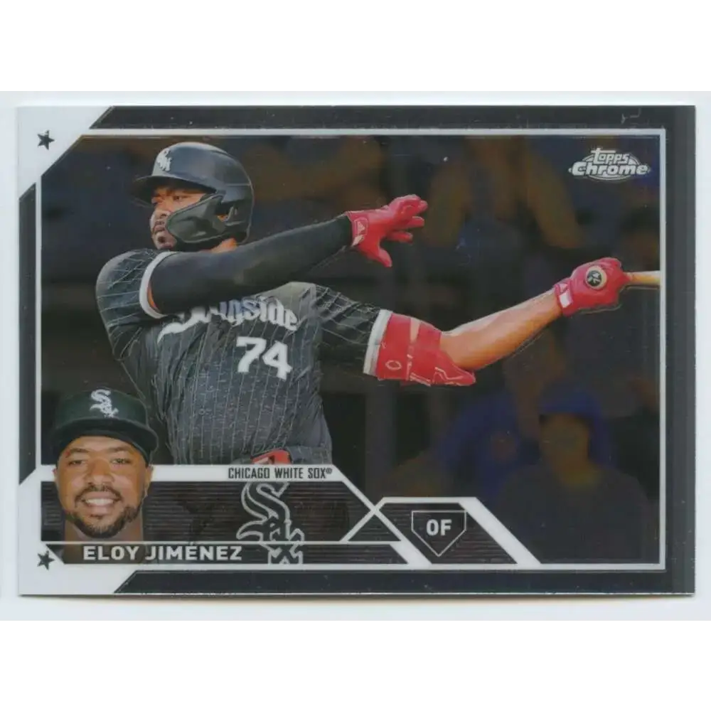 2023 Topps Chrome #34 Eloy Jimenez NM-MT Chicago White Sox Baseball Card - Baseball Card Single