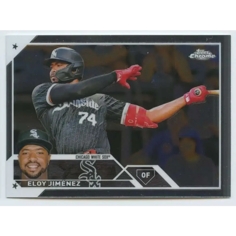 2023 Topps Chrome #34 Eloy Jimenez NM-MT Chicago White Sox Baseball Card - Baseball Card Single