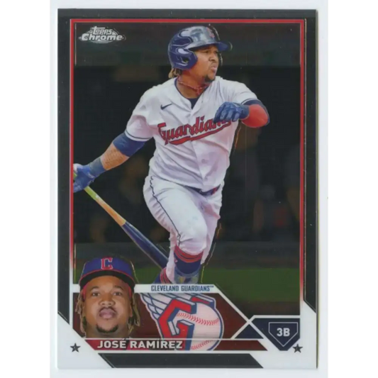 2023 Topps Chrome #38 Jose Ramirez NM-MT Cleveland Guardians Baseball Card - Baseball Card Single