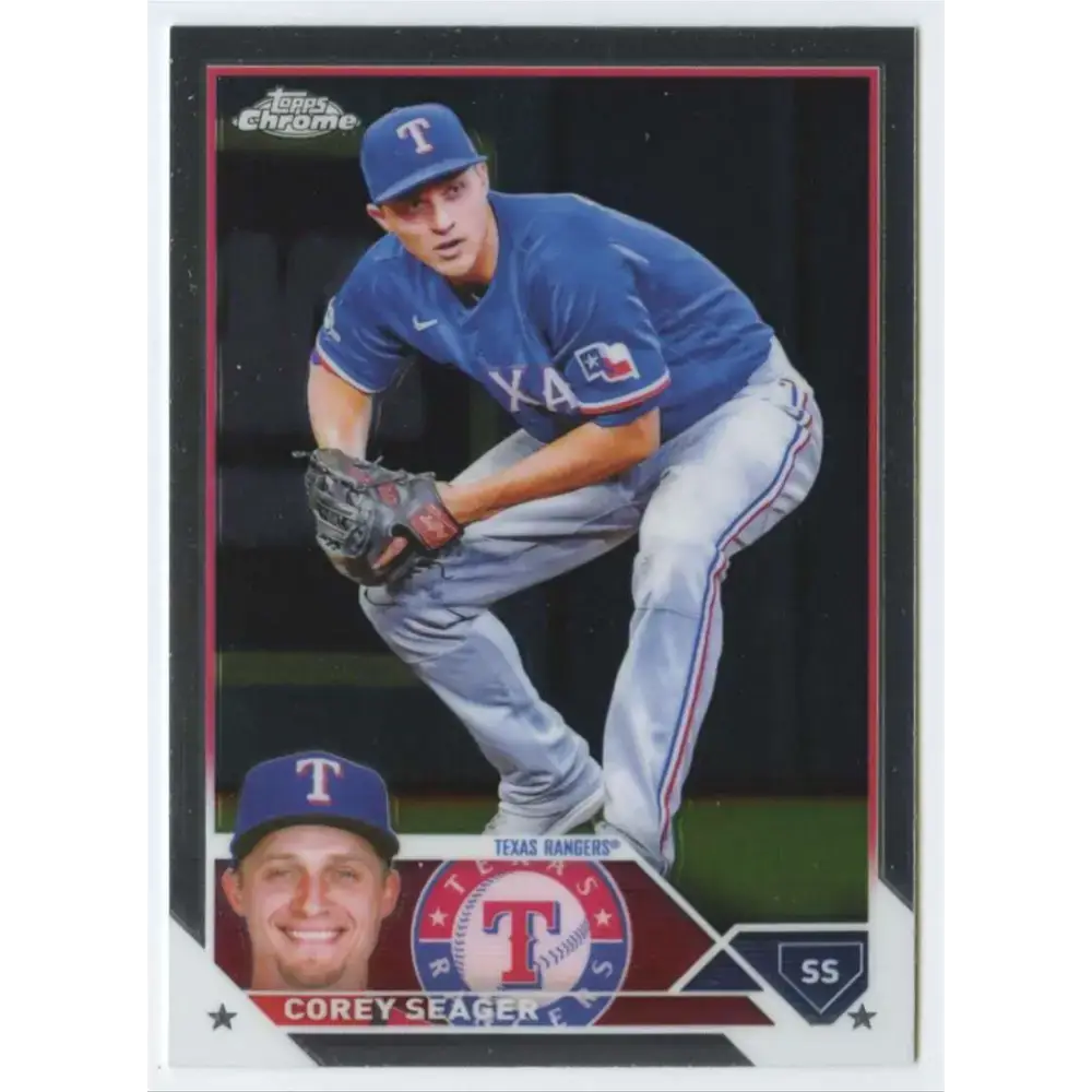2023 Topps Chrome #45 Corey Seager NM-MT Texas Rangers Baseball Card - Baseball Card Single