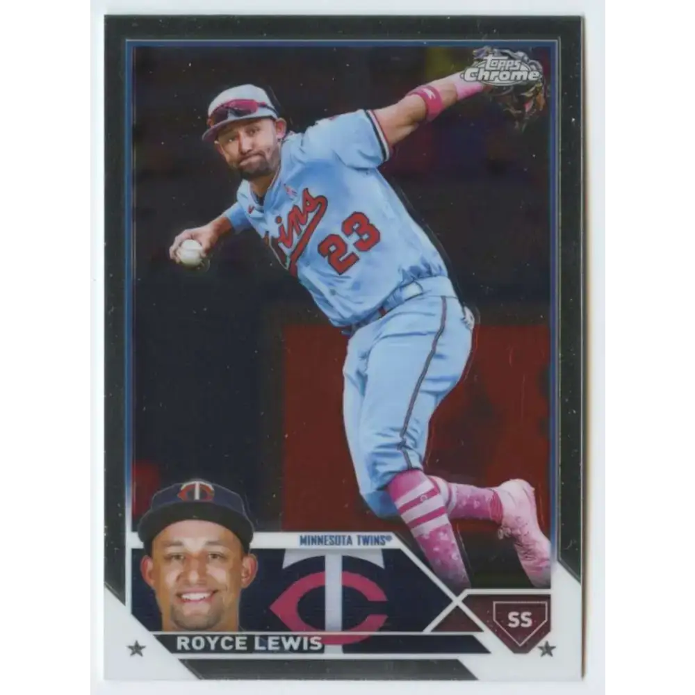 2023 Topps Chrome #51 Royce Lewis NM-MT Minnesota Twins Baseball Card - Baseball Card Single