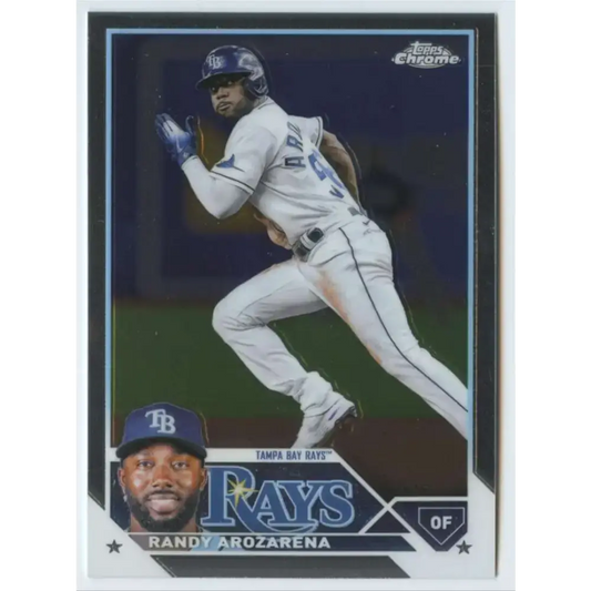 2023 Topps Chrome #59 Randy Arozarena NM-MT Tampa Bay Rays Baseball Card - Baseball Card Single