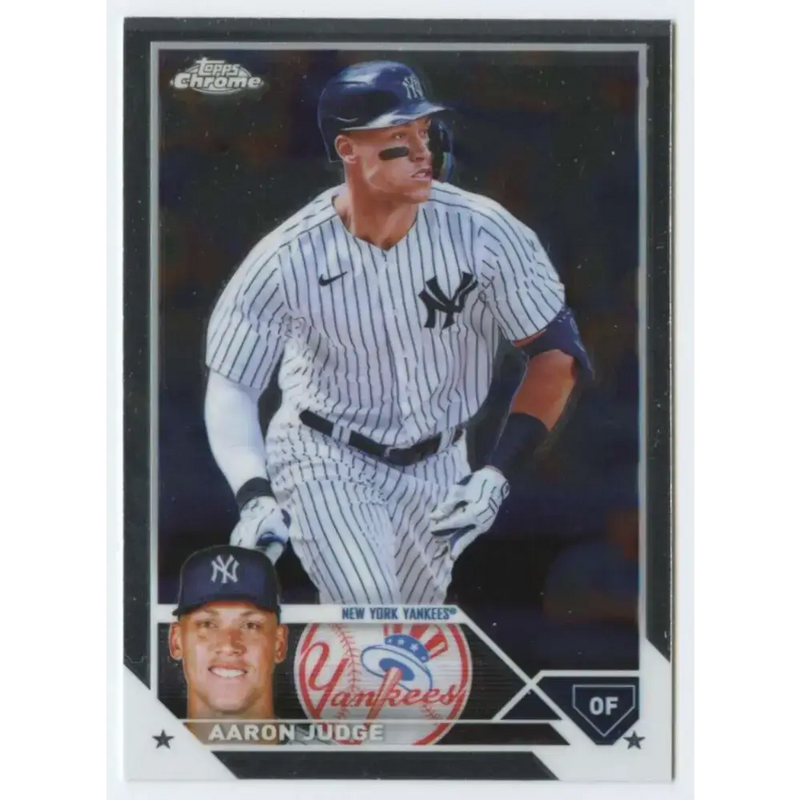 2023 Topps Chrome #62 Aaron Judge NM-MT New York Yankees Baseball Card - Baseball Card Single