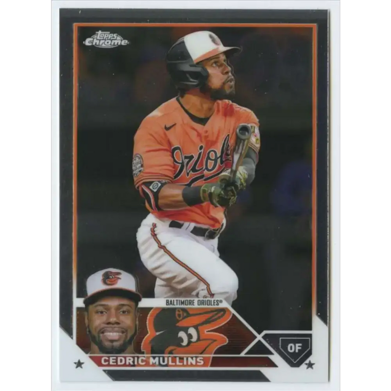 2023 Topps Chrome #68 Cedric Mullins NM-MT Baltimore Orioles Baseball Card - Baseball Card Single