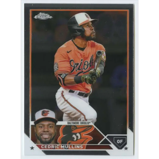 2023 Topps Chrome #68 Cedric Mullins NM-MT Baltimore Orioles Baseball Card - Baseball Card Single
