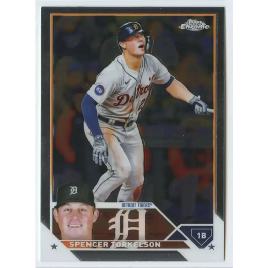 2023 Topps Chrome #7 Spencer Torkelson NM-MT Detroit Tigers Baseball Card - Baseball Card Single
