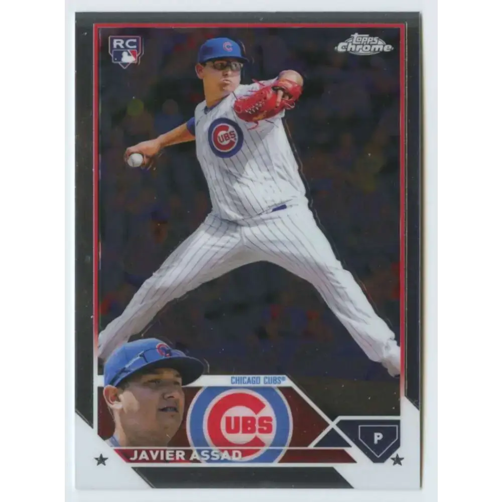 2023 Topps Chrome #76 Javier Assad NM-MT RC Rookie Chicago Cubs Baseball Card - Baseball Card Single