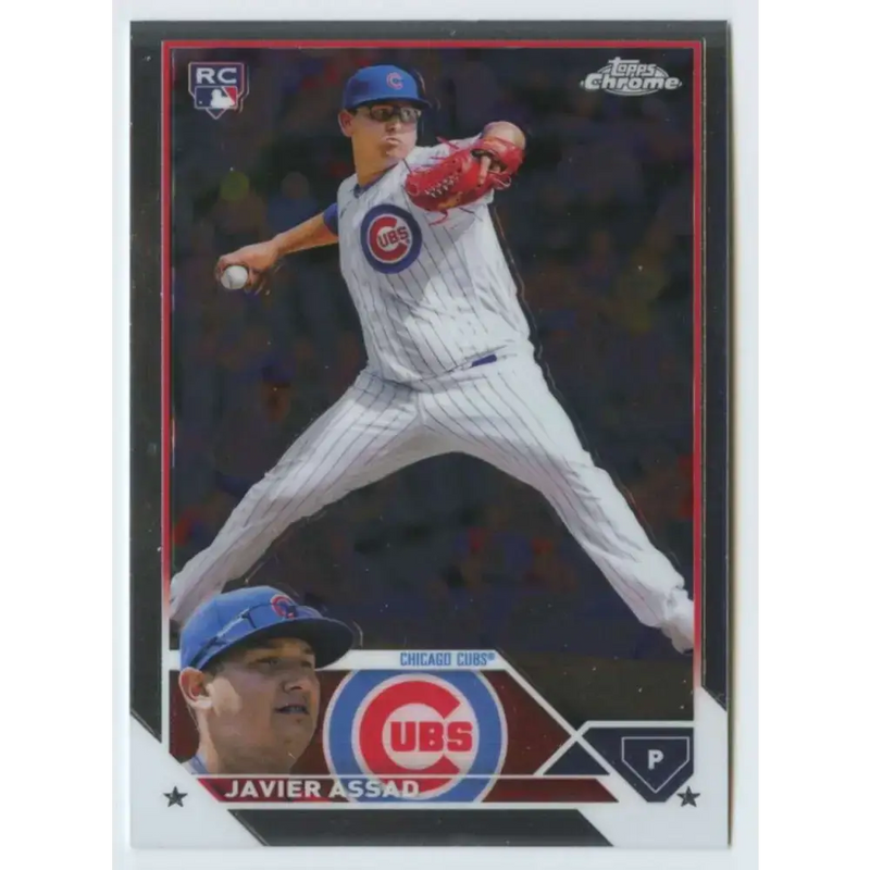 2023 Topps Chrome #76 Javier Assad NM-MT RC Rookie Chicago Cubs Baseball Card - Baseball Card Single