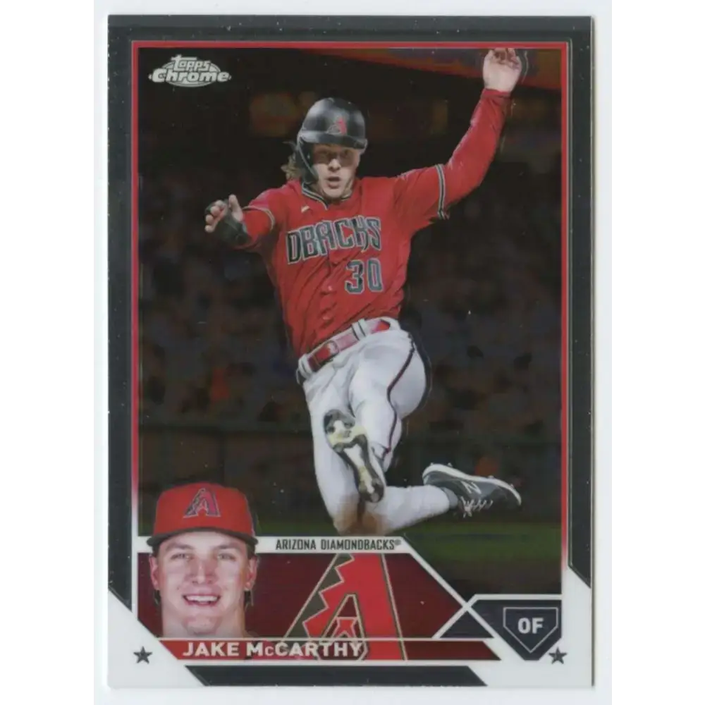 2023 Topps Chrome #86 Jake McCarthy NM-MT Arizona Diamondbacks Baseball Card - Baseball Card Single