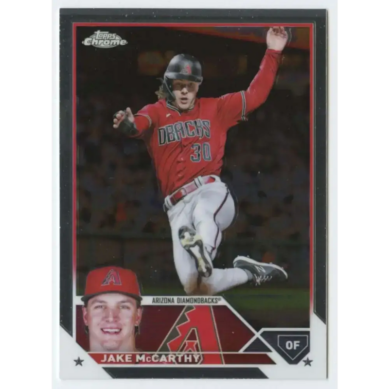 2023 Topps Chrome #86 Jake McCarthy NM-MT Arizona Diamondbacks Baseball Card - Baseball Card Single