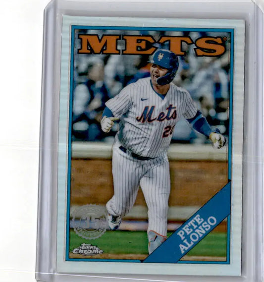 2023 Topps Chrome #88BC-6 Pete Alonso 1988 Topps Baseball 35th Anniversary - Baseball Card Single