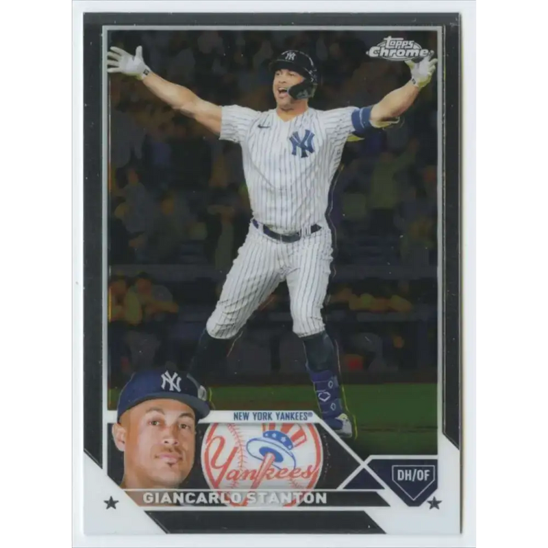 2023 Topps Chrome #90 Giancarlo Stanton NM-MT New York Yankees Baseball Card - Baseball Card Single