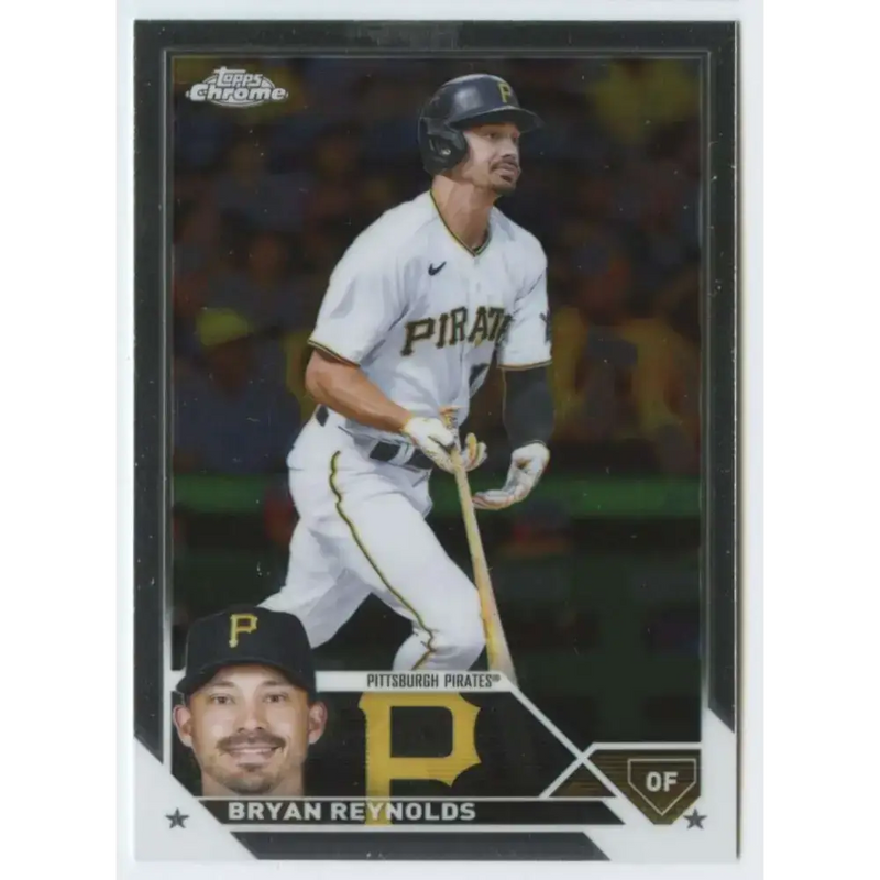 2023 Topps Chrome #91 Bryan Reynolds NM-MT Pittsburgh Pirates Baseball Card - Baseball Card Single