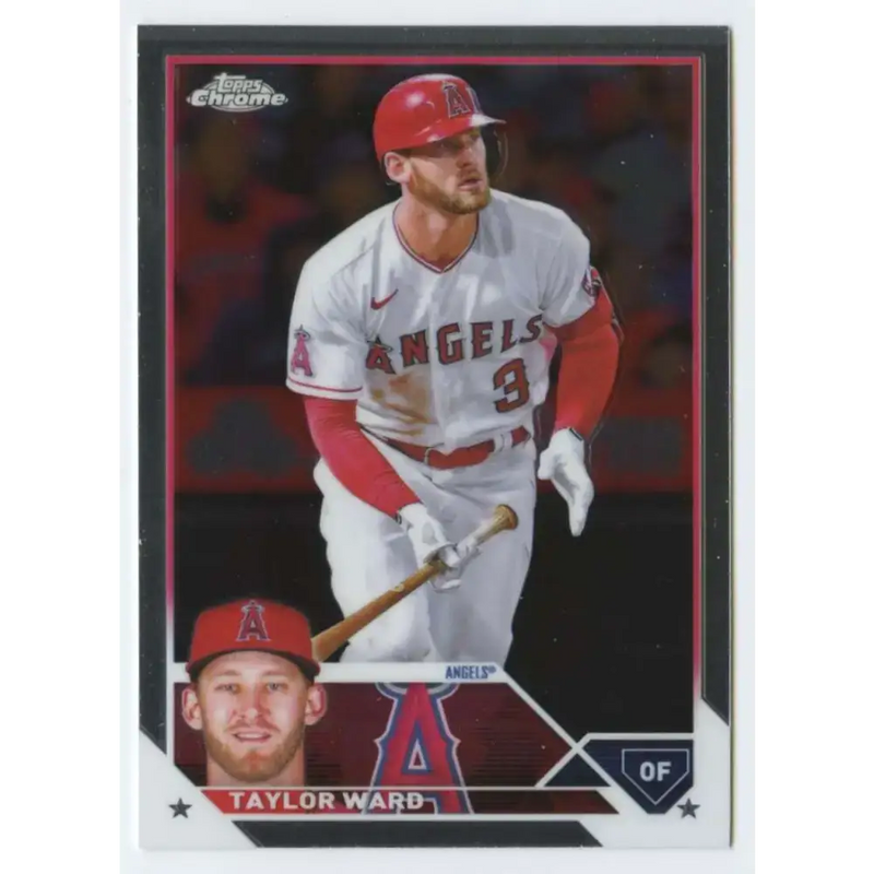 2023 Topps Chrome #94 Taylor Ward NM-MT Los Angeles Angels Baseball Card - Baseball Card Single