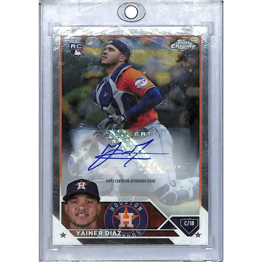 2023 Topps Chrome #AC-YAD Yainer Diaz NM-MT Auto Houston Astros