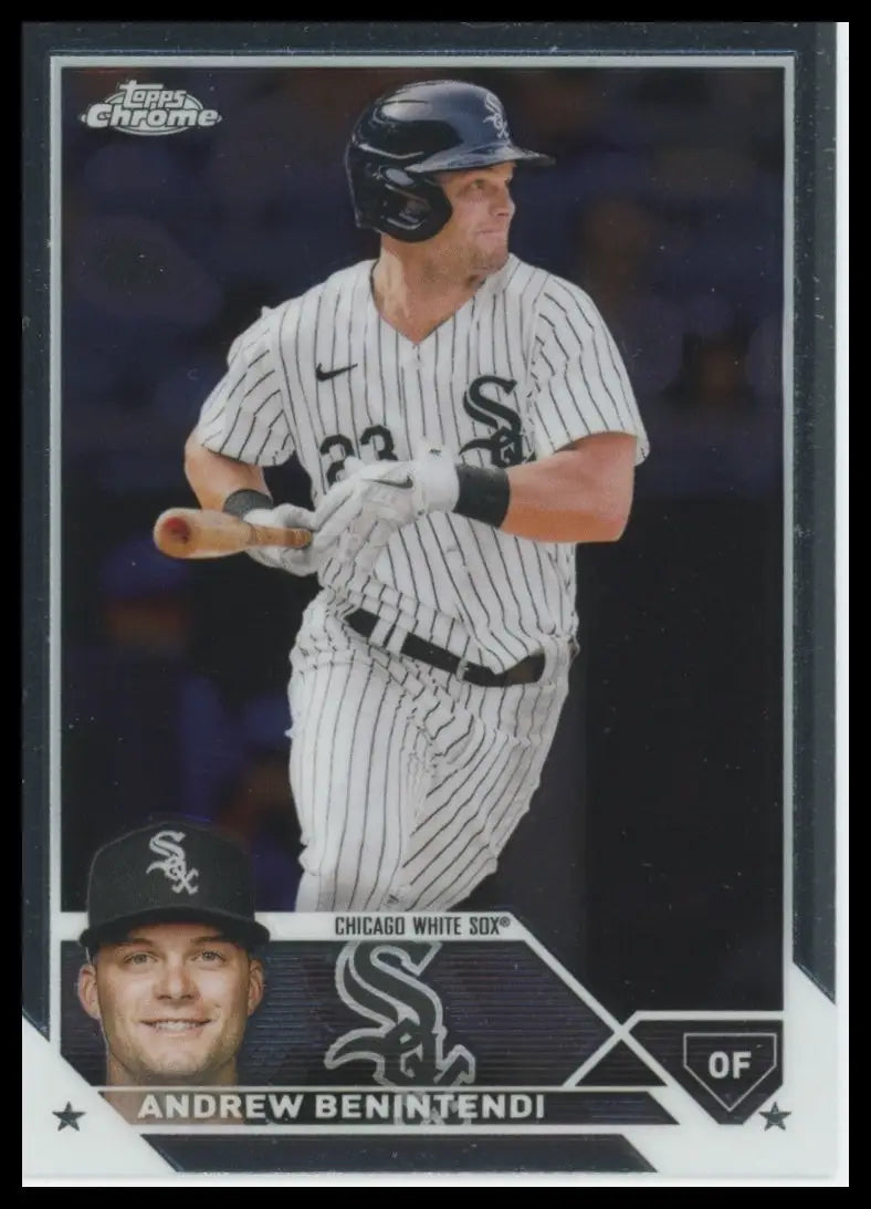 2023 Topps Chrome Andrew Benintendi 180 Chicago White Sox NM - Baseball Card Single
