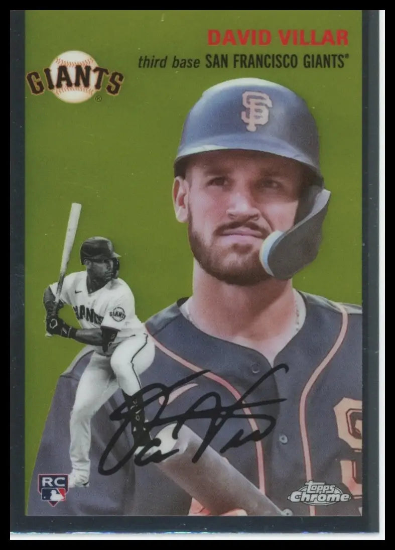 2023 Topps Chrome Anniversary David Villar RC 48 San Francisco Giants NM - Baseball Card Single