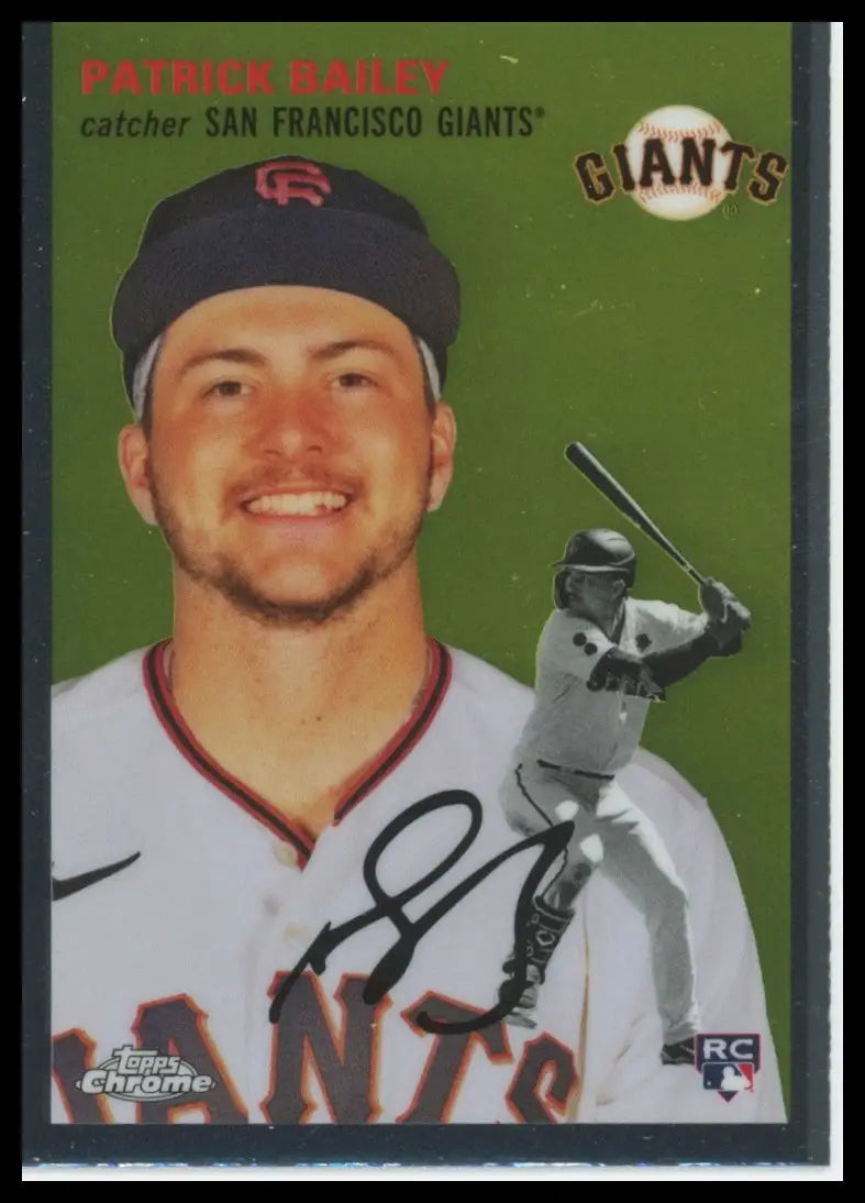 2023 Topps Chrome Anniversary Patrick Bailey RC 154 San Francisco Giants NM - Baseball Card Single