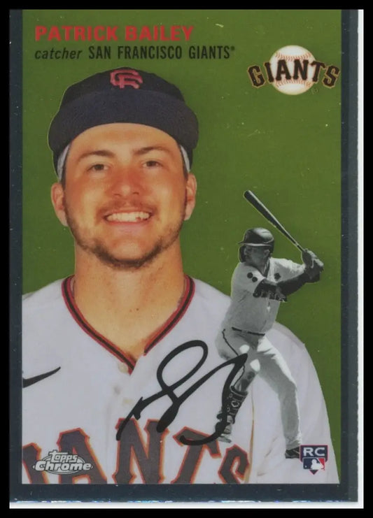 2023 Topps Chrome Anniversary Patrick Bailey RC 154 San Francisco Giants NM - Baseball Card Single