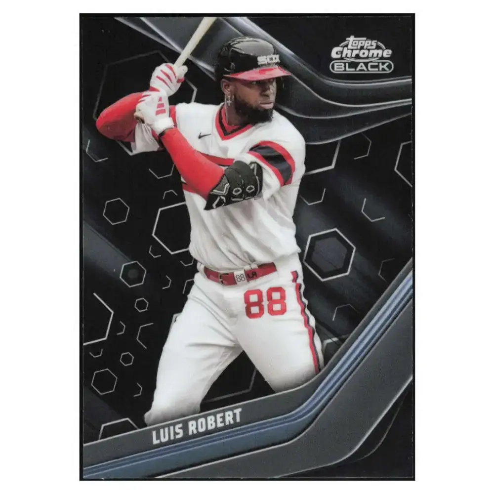 2023 Topps Chrome Black #21 Luis Robert NM-MT Chicago White Sox Baseball Card - Baseball Card Single