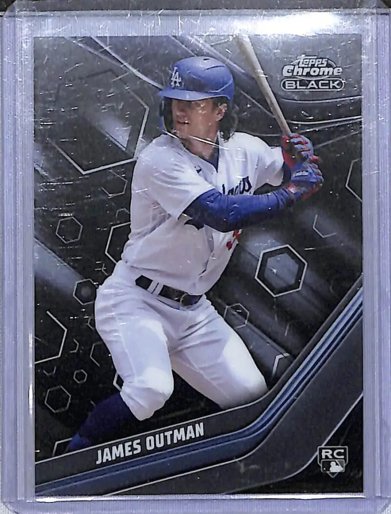 2023 Topps Chrome Black #37 James Outman NM-MT RC Rookie Los Angeles Dodgers
