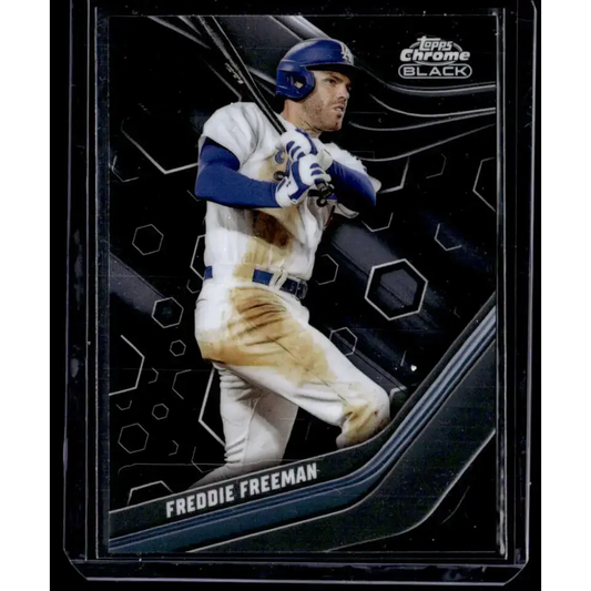 2023 Topps Chrome Black Freddie Freeman #72 NM-MT - Baseball Card Single