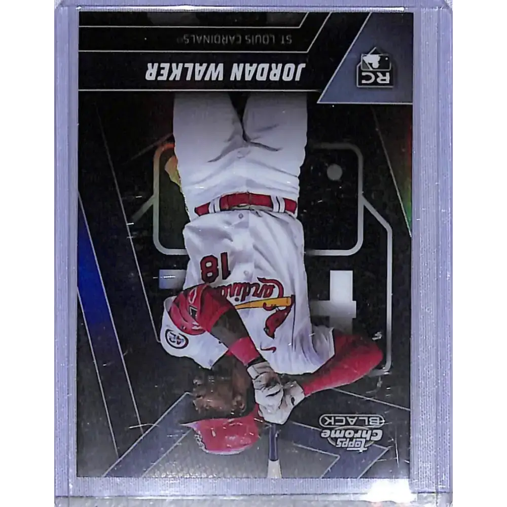 2023 Topps Chrome Black Image Variation #65 Jordan Walker NM-MT St. Louis Cardinals - Baseball Card Single