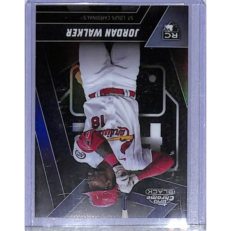 2023 Topps Chrome Black Image Variation #65 Jordan Walker NM-MT St. Louis Cardinals - Baseball Card Single