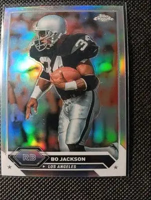 2023 Topps Chrome - Topps Chrome Bo Jackson #30. Raiders. NRMT+ - Football Card Single