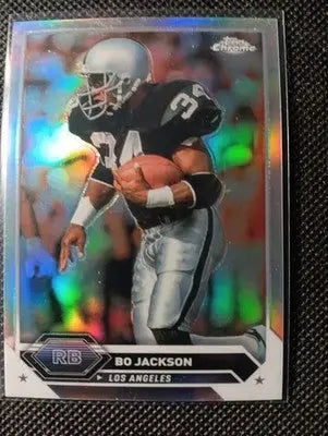 2023 Topps Chrome - Topps Chrome Bo Jackson #30. Raiders. NRMT+ - Football Card Single