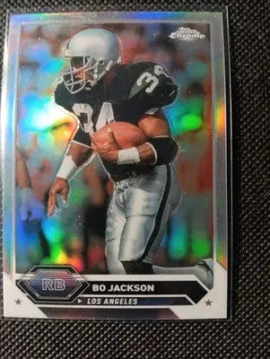2023 Topps Chrome - Topps Chrome Bo Jackson #30. Raiders. NRMT+ - Football Card Single