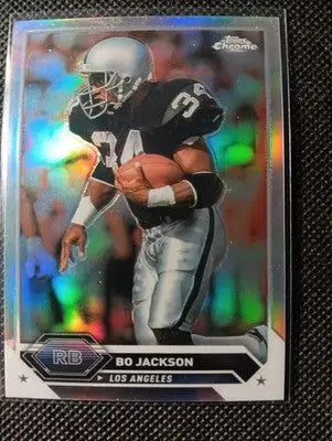 2023 Topps Chrome - Topps Chrome Bo Jackson #30. Raiders. NRMT+ - Football Card Single