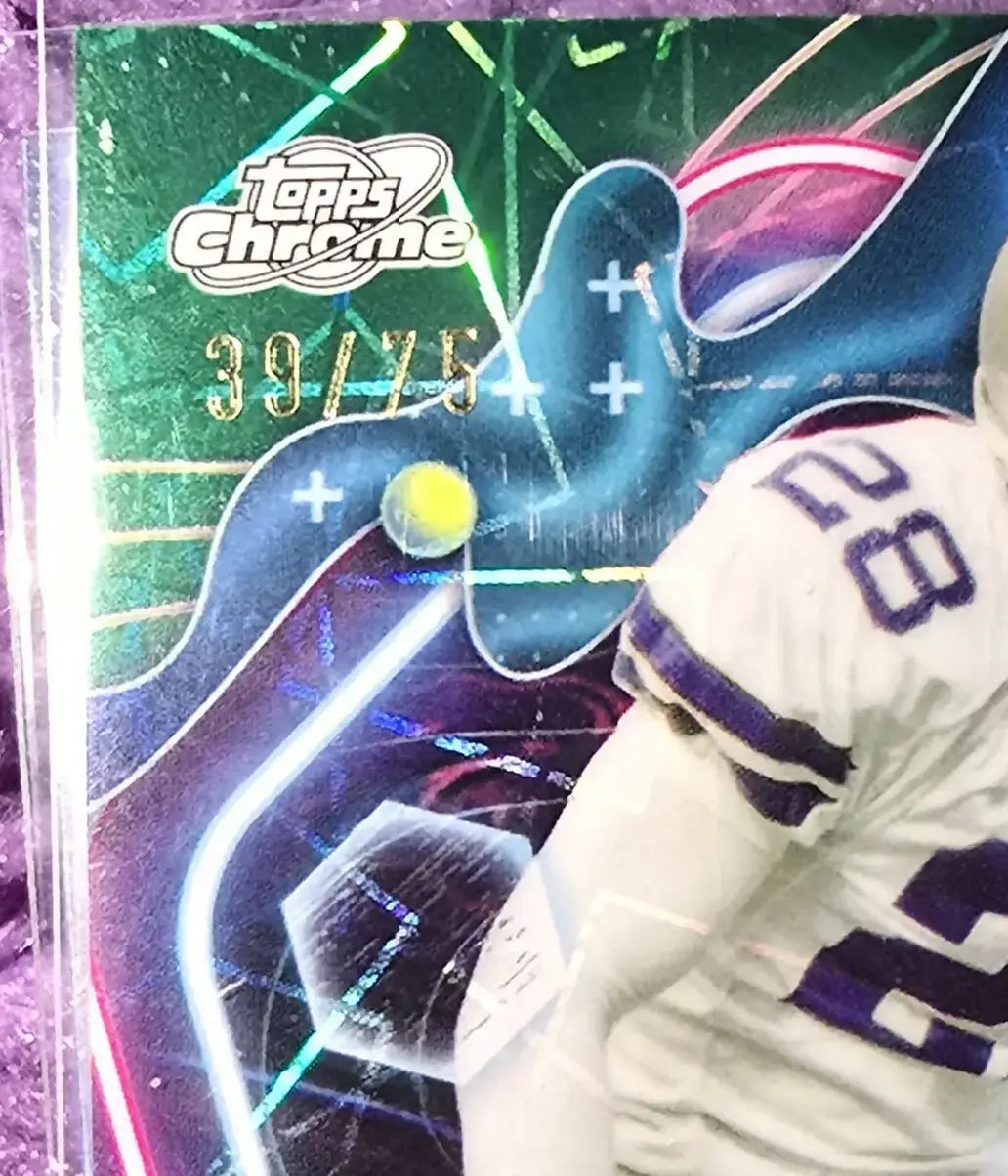2023 TOPPS CHROME COSMIC GREEN GEO REFRACTOR SSP 39/75 LEGENDS DARREN WOODSON DALLAS COWBOYS - Football Card Single