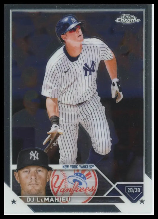2023 Topps Chrome DJ LeMahieu 153 New York Yankees NM - Baseball Card Single