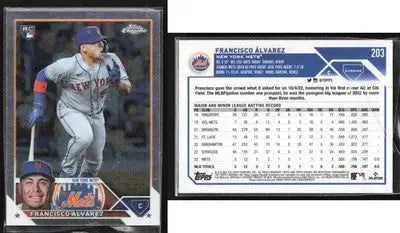 2023 Topps Chrome FRANCISCO ALVAREZ #203 [Base] RC New York Mets RC