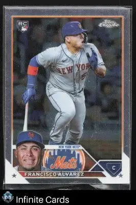 2023 Topps Chrome FRANCISCO ALVAREZ #203 [Base] RC New York Mets RC
