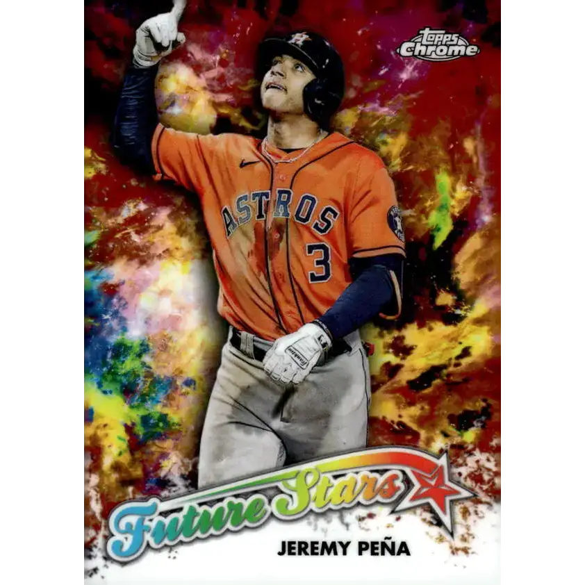 2023 Topps Chrome Future Stars Refractor #FS-10 Jeremy Pena NM-MT Houston Astros Baseball Card - Baseball Card Single