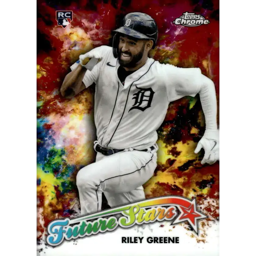 2023 Topps Chrome Future Stars Refractor #FS-19 Riley Greene NM-MT Detroit Tigers Baseball Card - Baseball Card Single